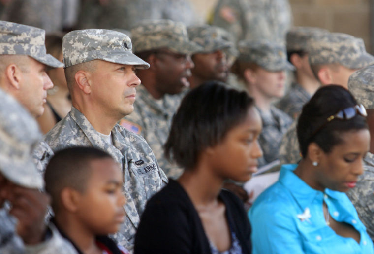 62nd Expeditionary Signal Battalion Color Casing Ceremony